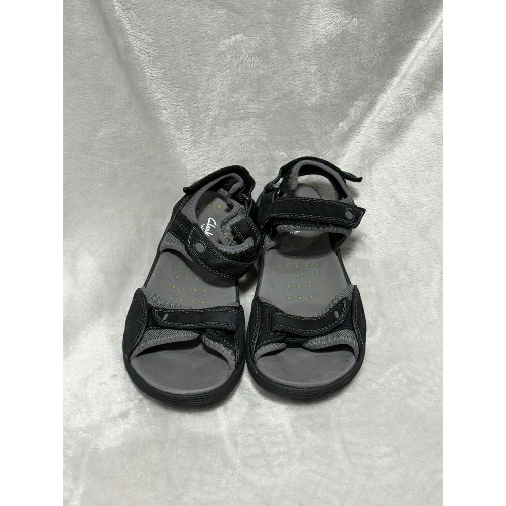 Clarks Wave Trek Black Grey Sport Sandals Womens 7W 28971
